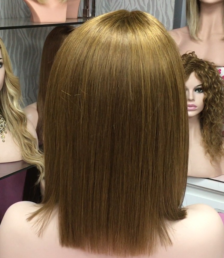 Peluca natural Melany color 8 RAYA de TUL