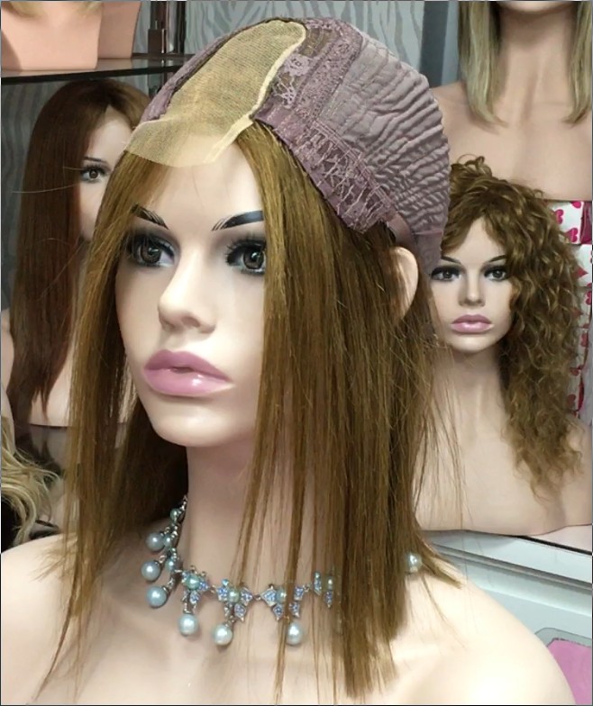Peluca natural Melany color 8 RAYA de TUL