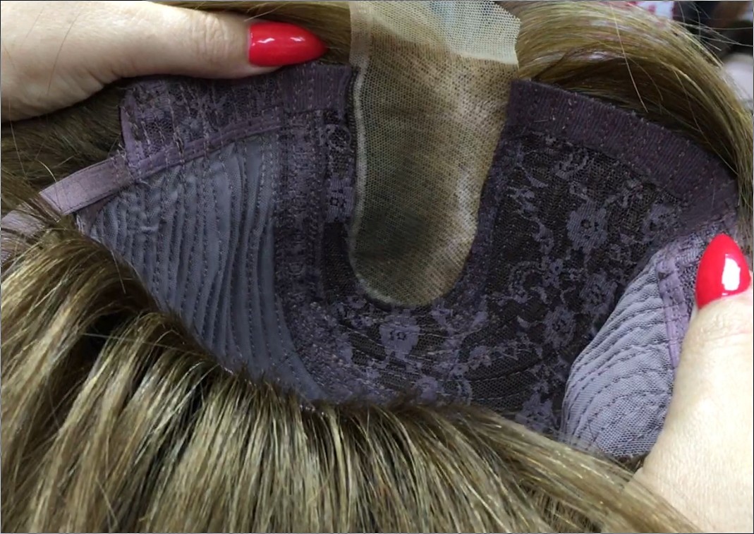 Peluca natural Melany color 8 RAYA de TUL