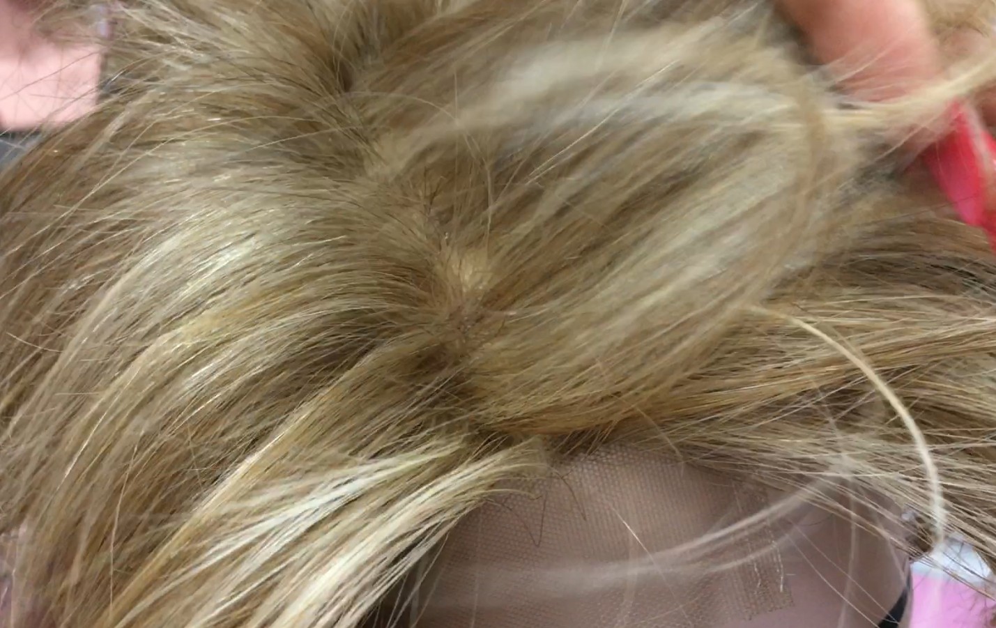 Peluca cabello natural Montse color 5 TOP de TULL color 8H18