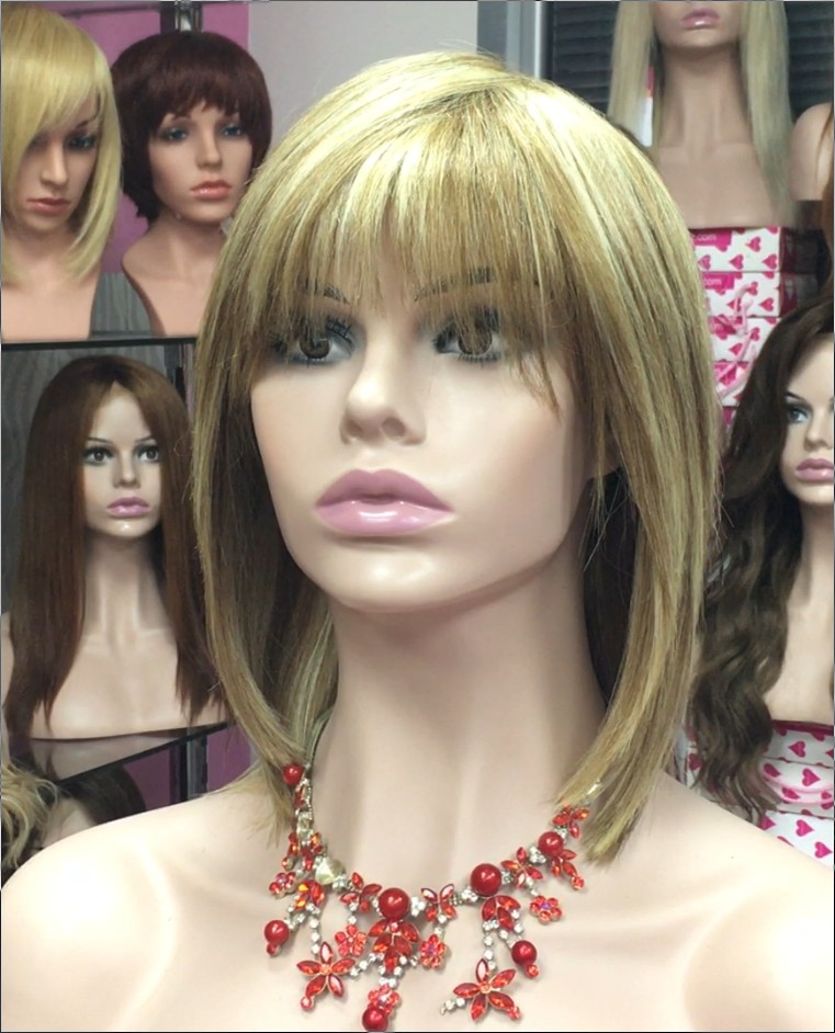 Peluca natural MARTINA color 8H613H8 confeccin a MAQUINA