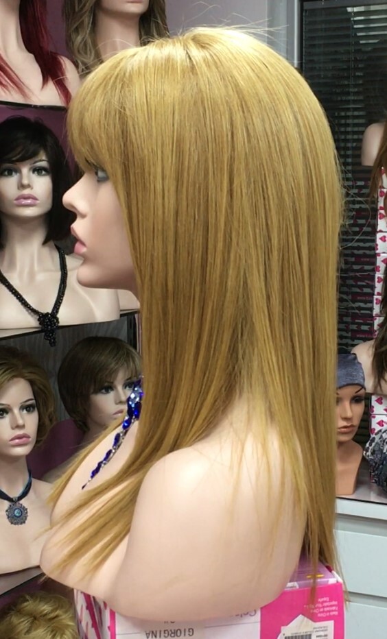 Peluca cabello natural Veronica color 27 TOP de Tul ENTERO transparente