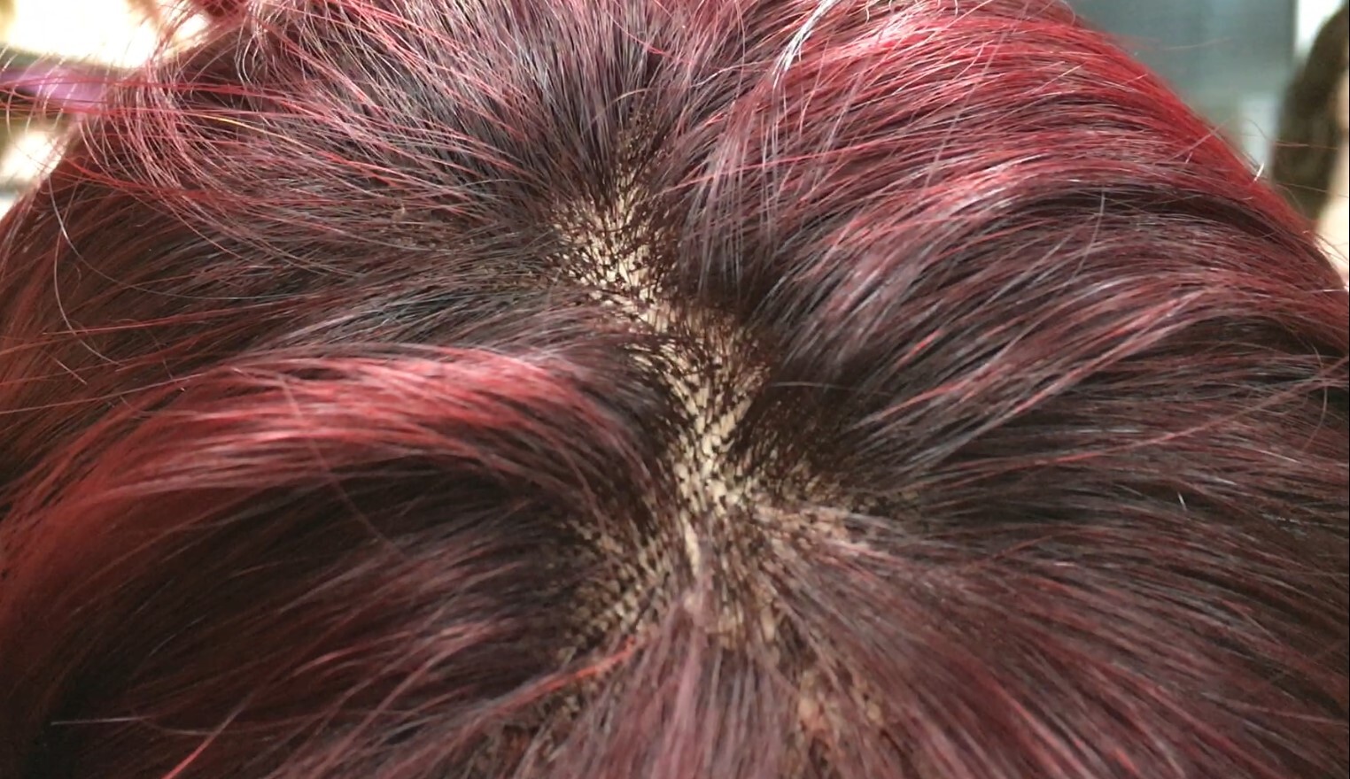 Peluca cabello natural Veronica TOP de TUL ENTERO color base 2 + tinte 7.6