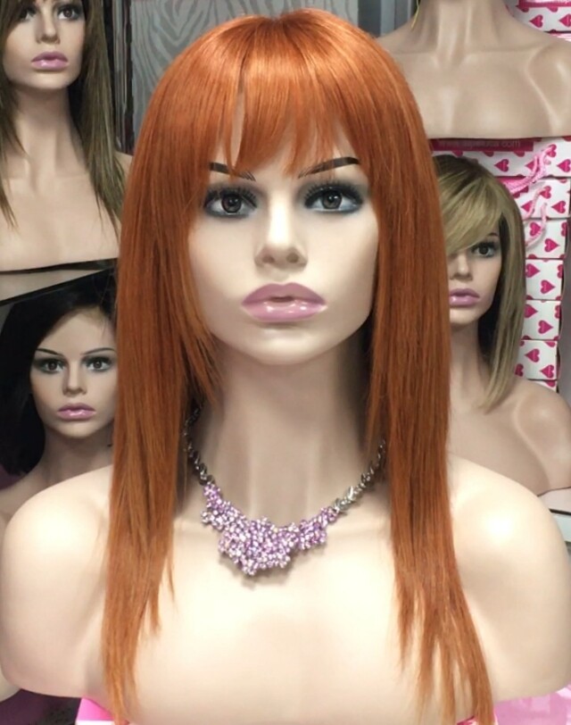 Peluca cabello natural Veronica TOP de TUL color 130