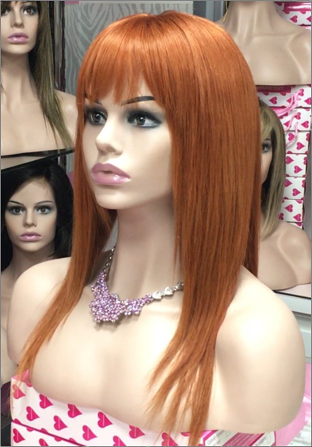 Peluca cabello natural Veronica TOP de TUL color 130