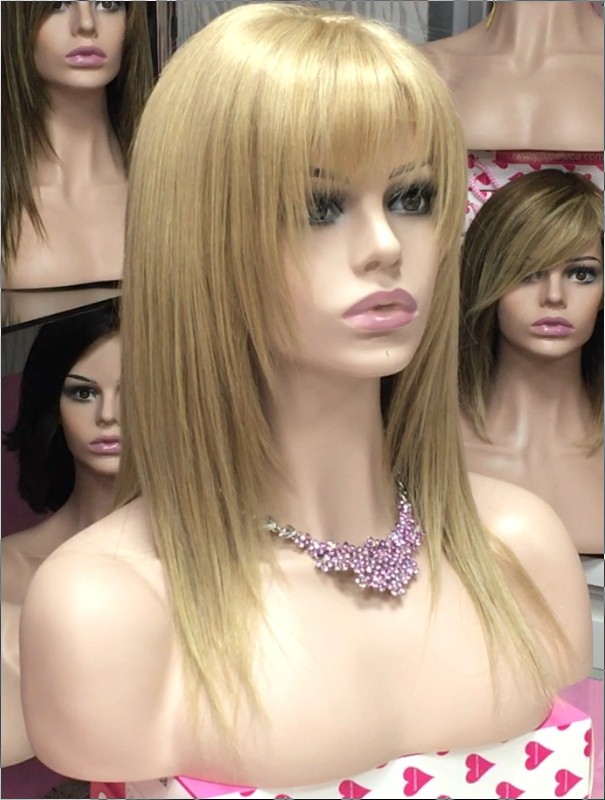 Peluca cabello natural Veronica TOP de TUL color 16