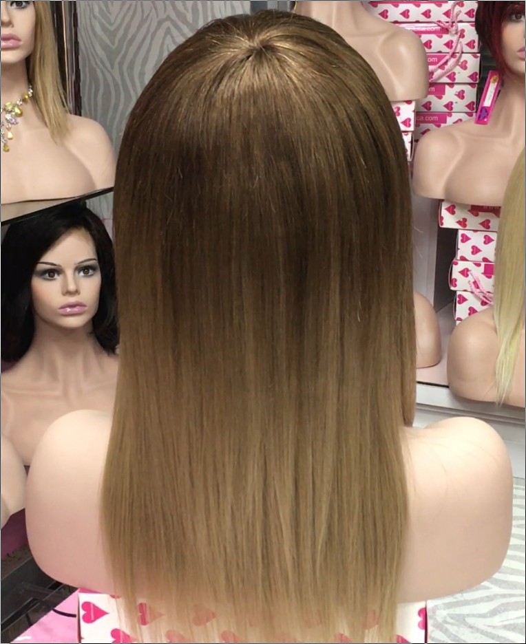 Peluca cabello natural Veronica (maquina) color 6T16