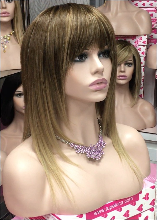 Peluca cabello natural Veronica (maquina) color 6T16