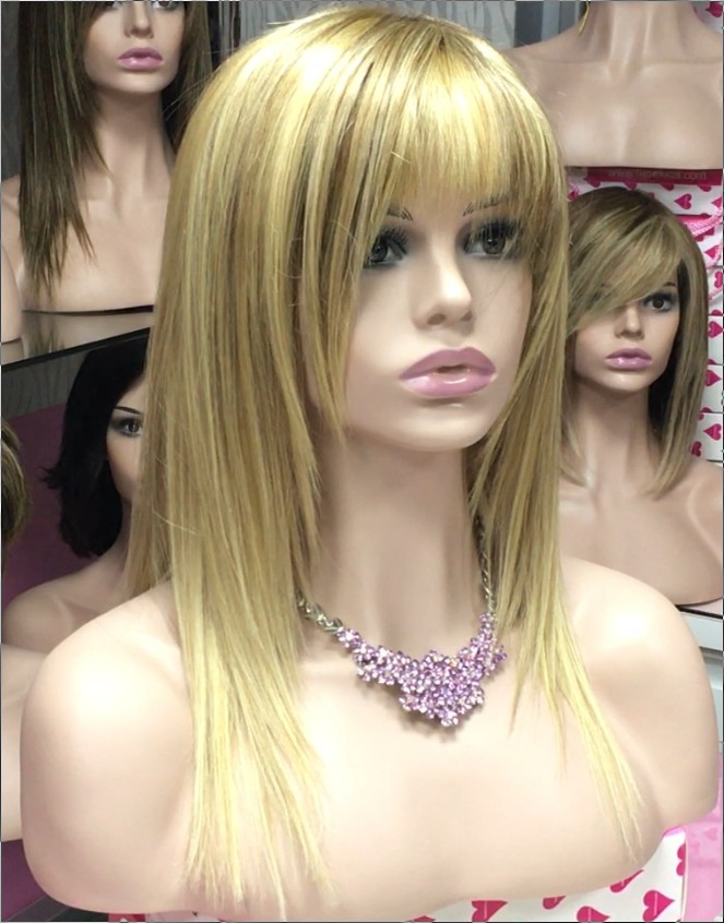 Peluca cabello natural Veronica (maquina) color 613H16