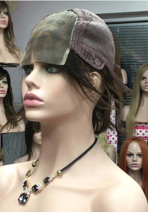 Peluca natural  WENDY color 2H5 Top de Tul transparente
