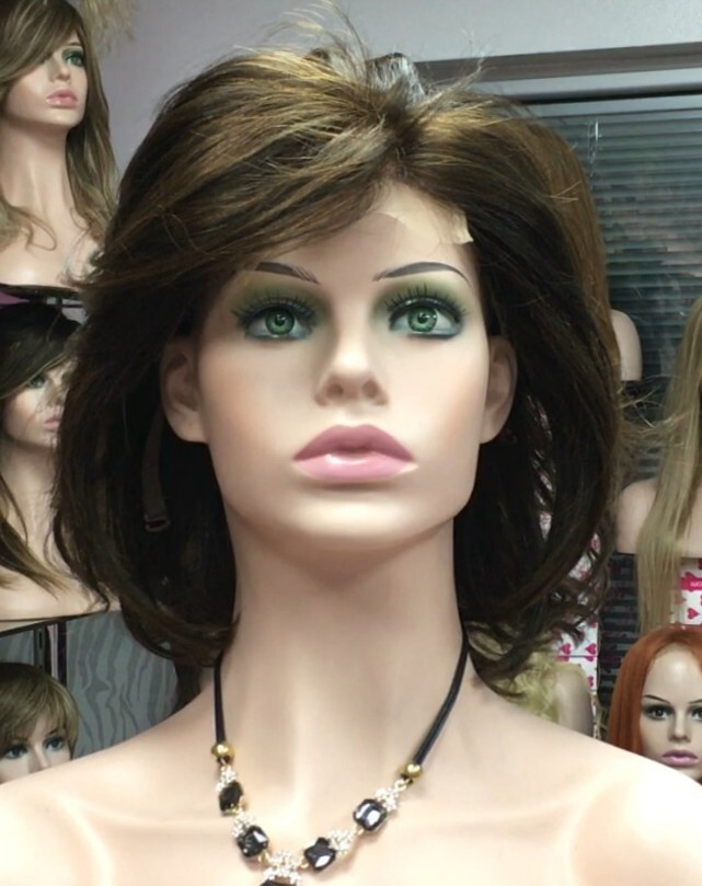 Peluca natural  WENDY color 2H5 Top de Tul transparente