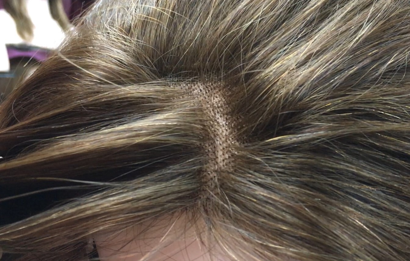 Peluca natural  WENDY color 5 Frontal de Tul transparente