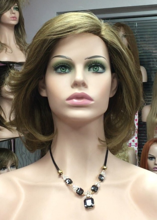 Peluca natural WENDY color 7 Frontal de Tul transparente