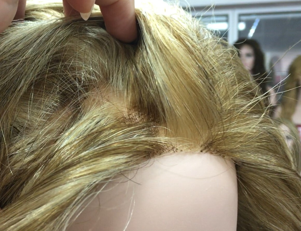 Peluca natural  WENDY color 8h613 Top de Tul transparente