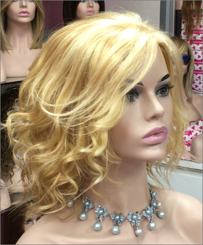 Peluca natural WEN-8 color 18h613 tul frontal