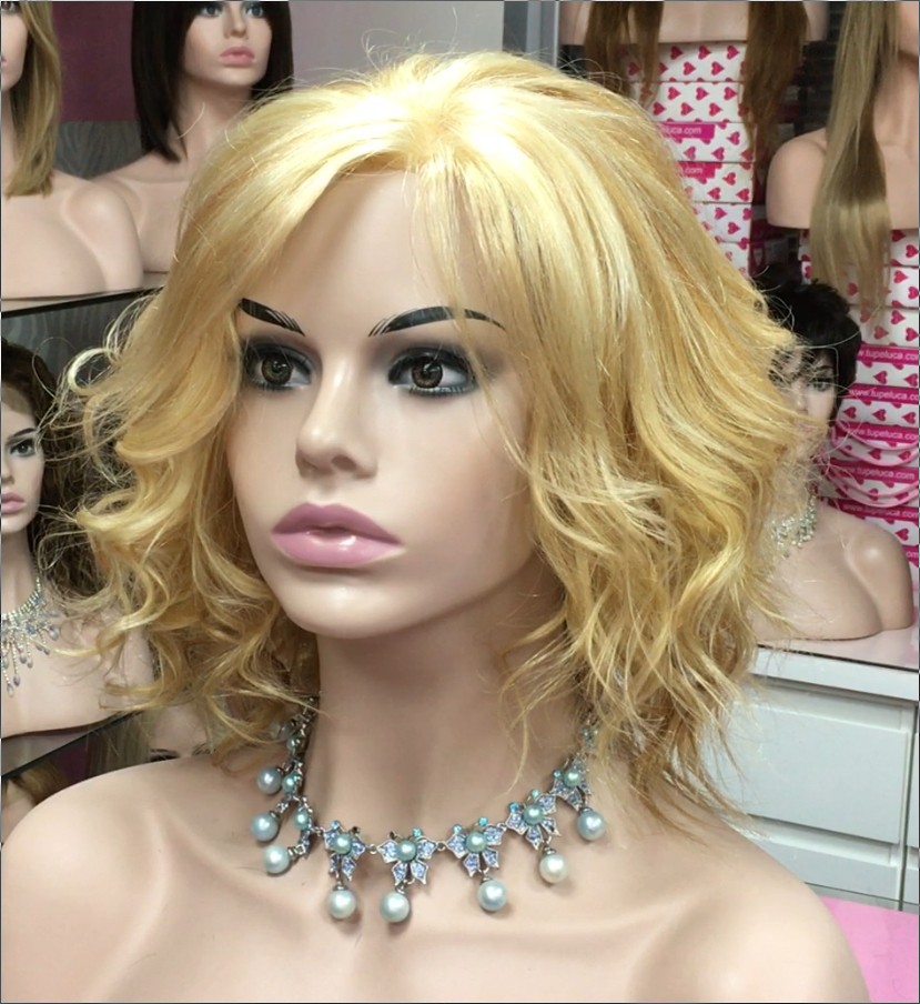 Peluca natural WEN-8 color 18h613 tul frontal