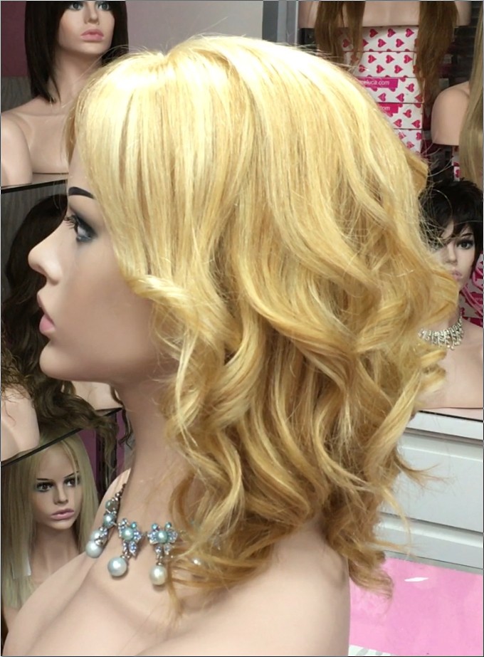 Peluca natural WEN-8 color 18h613 tul frontal
