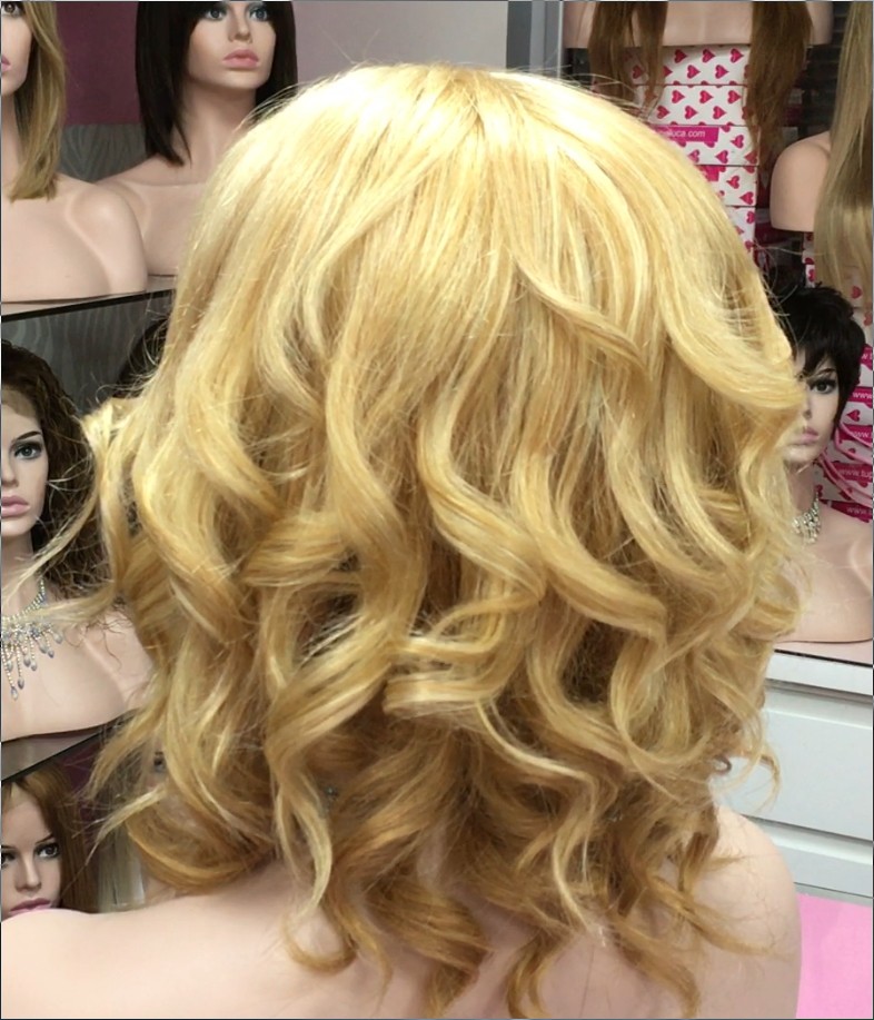 Peluca natural WEN-8 color 18h613 tul frontal