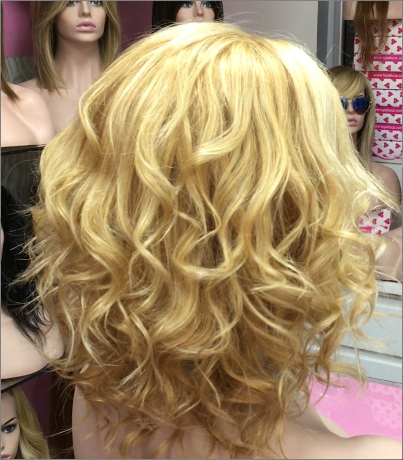 Peluca natural WEN-8 color 18h613 tul frontal