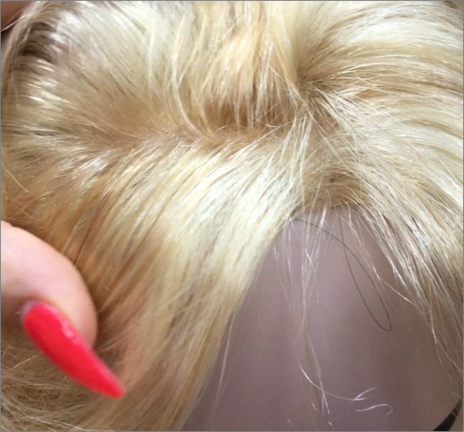 Peluca natural WEN-8 color 18h613 tul frontal