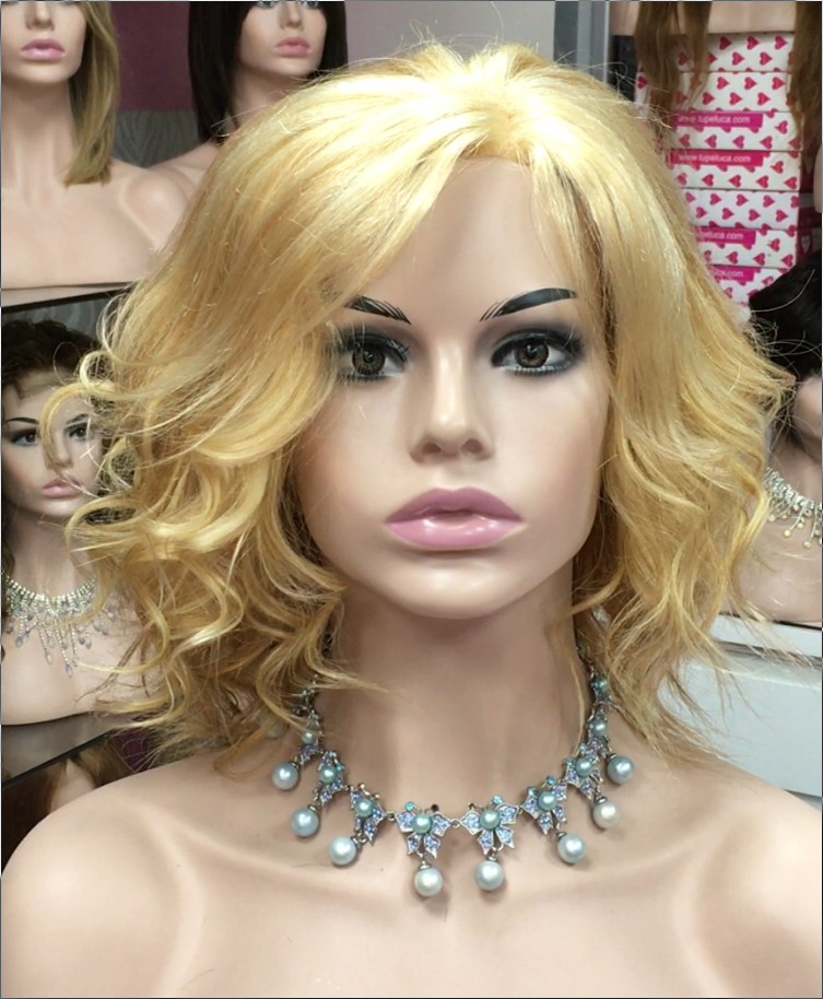 Peluca natural WEN-8 color 18h613 tul frontal