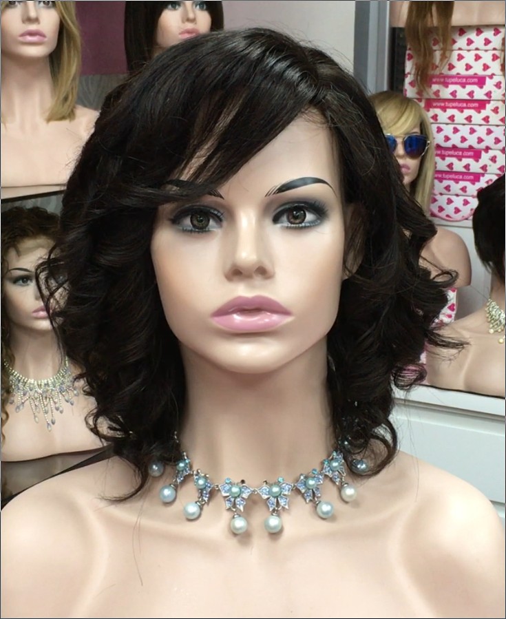 Peluca natural WEN-8 color 2 tul frontal