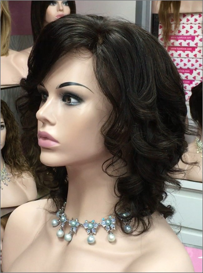 Peluca natural WEN-8 color 2 tul frontal