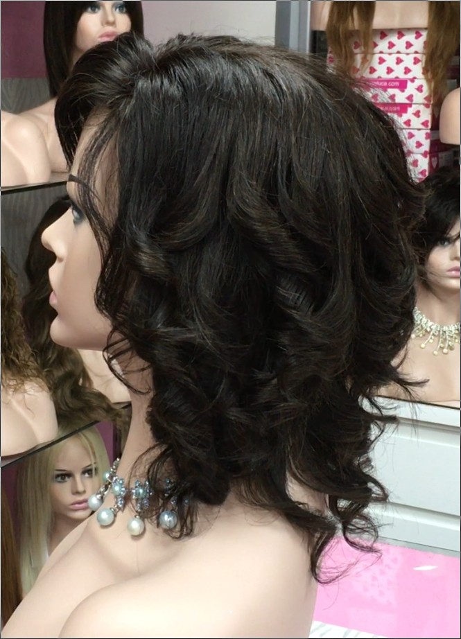 Peluca natural WEN-8 color 2 tul frontal