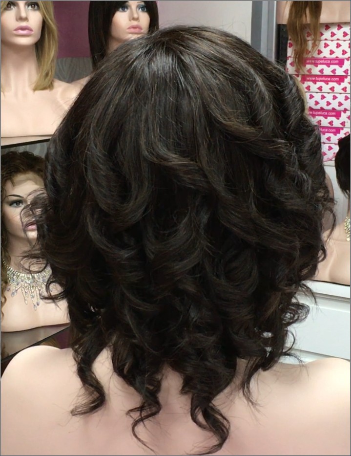 Peluca natural WEN-8 color 2 tul frontal