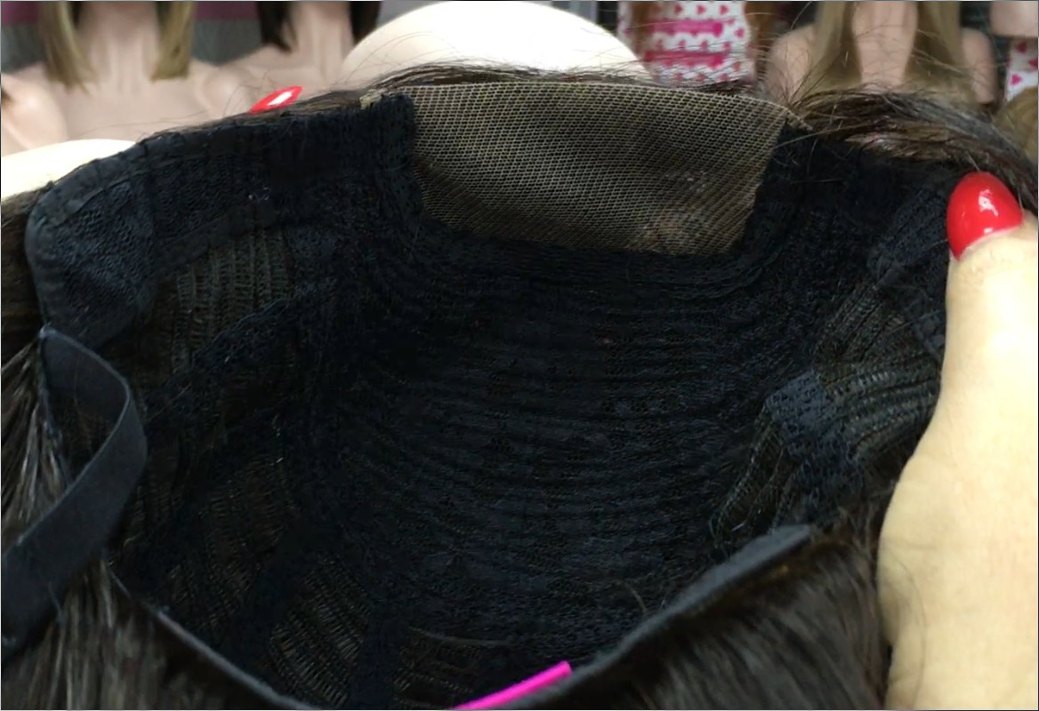 Peluca natural WEN-8 color 2 tul frontal