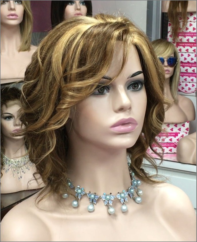 Peluca natural WEN-8 color 4H27 tul frontal