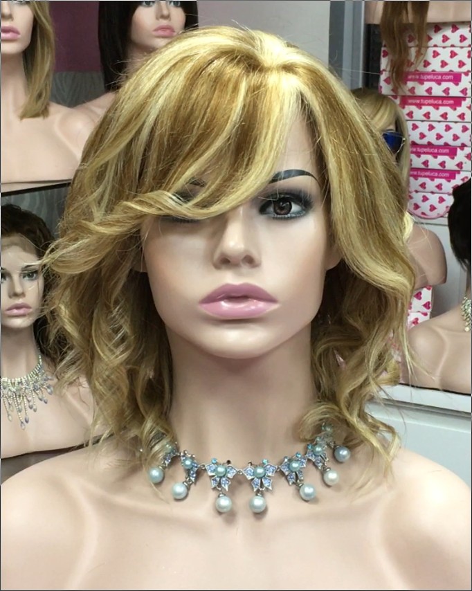 Peluca natural WEN-8 color 8h613 tul frontal
