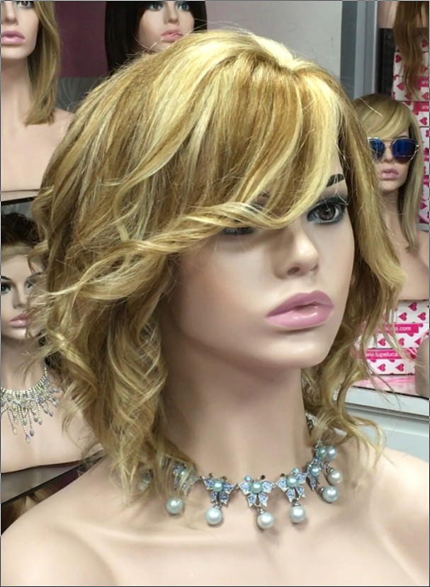 Peluca natural WEN-8 color 8h613 tul frontal