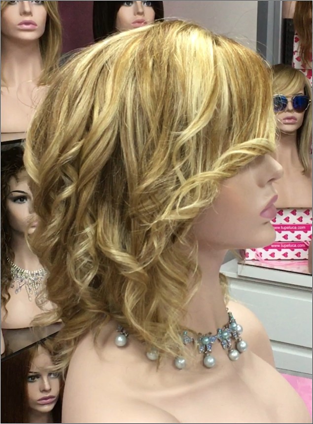 Peluca natural WEN-8 color 8h613 tul frontal