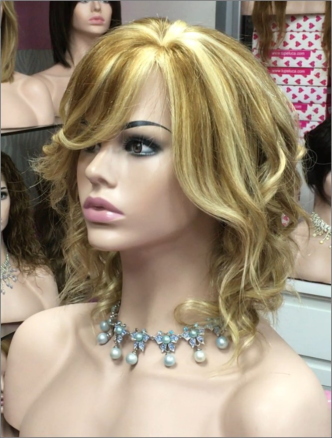 Peluca natural WEN-8 color 8h613 tul frontal
