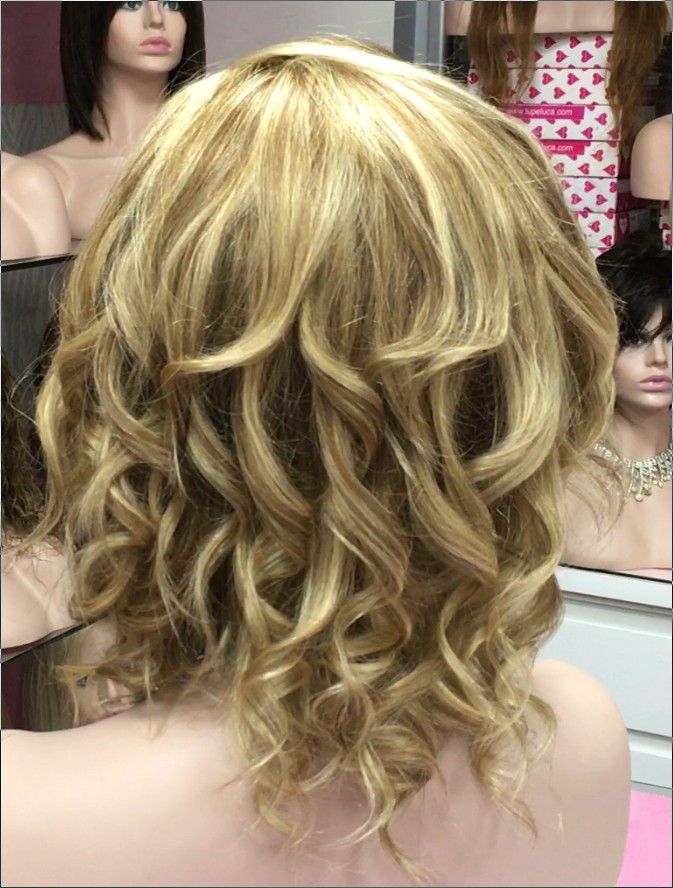 Peluca natural WEN-8 color 8h613 tul frontal