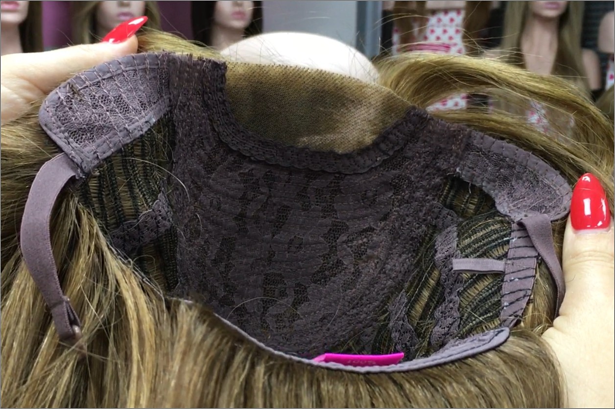 Peluca natural WEN-8 color 8 tul frontal