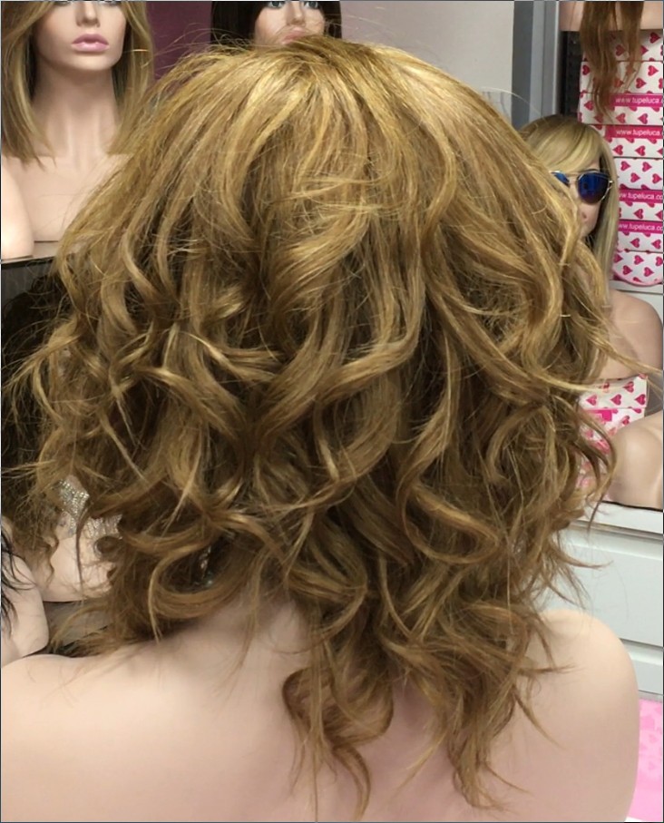 Peluca natural WEN-8 color 8 tul frontal