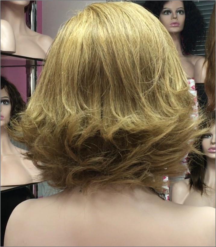 Peluca cabello natural Wendy color 10P27 TOP TUL transparente