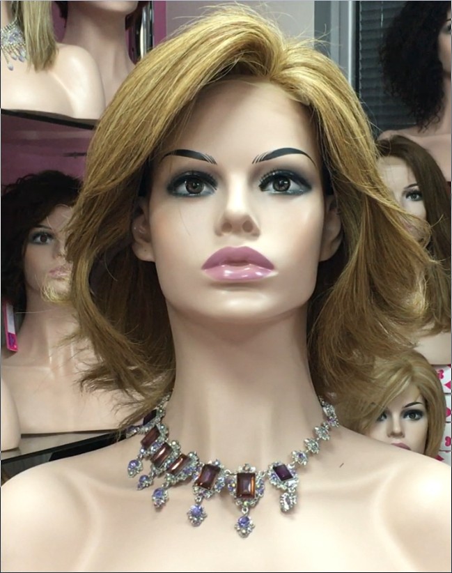 Peluca cabello natural Wendy color 10P27 TOP TUL transparente