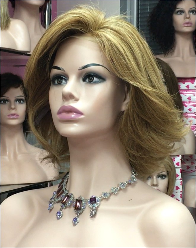 Peluca cabello natural Wendy color 10P27 TOP TUL transparente