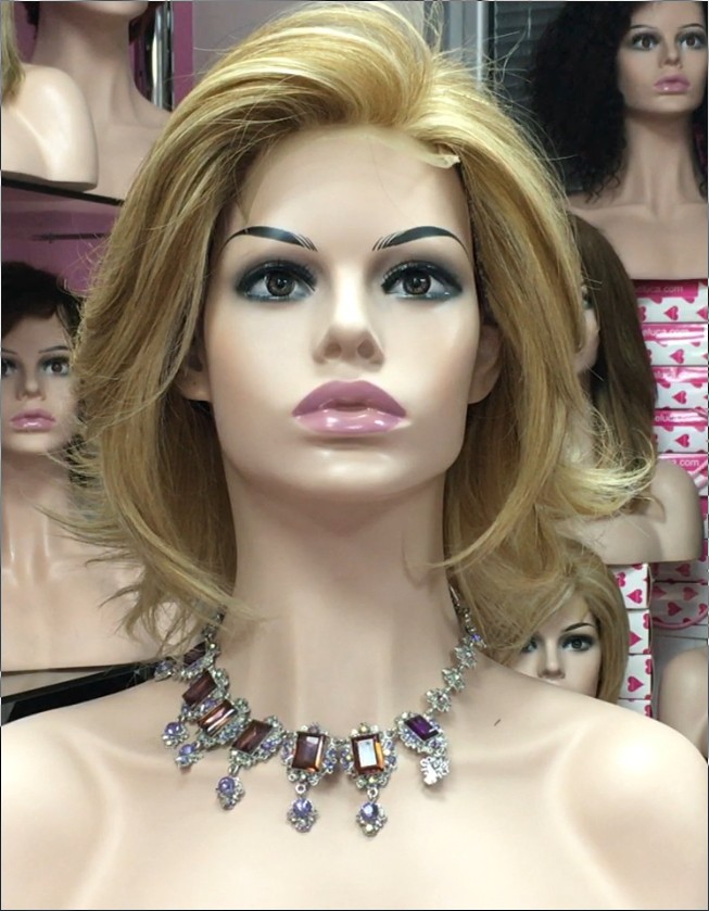 Peluca cabello natural Wendy color 27P613 TOP TUL transparente