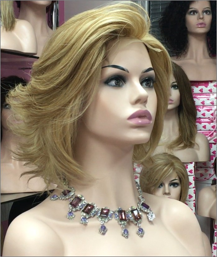 Peluca cabello natural Wendy color 27P613 TOP TUL transparente