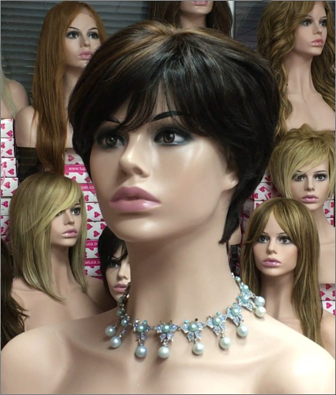 Peluca natural YANIS Color 2H5 Raya de Tul