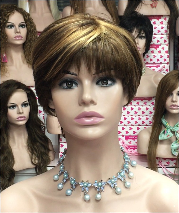 Peluca natural YANIS Color 5 top 4H27 Raya de Tul