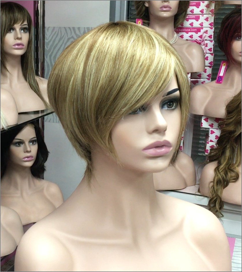 Peluca cabello natural Rebecca color 8H613 confecc. maquina