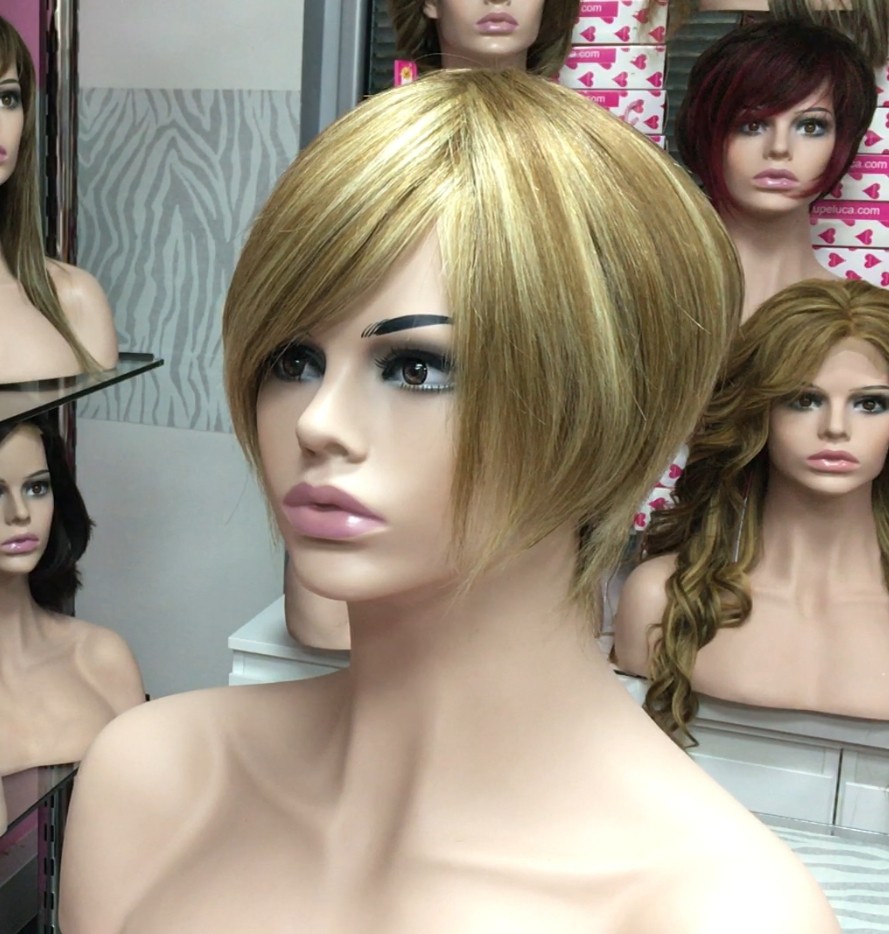 Peluca cabello natural Rebecca color 8H613 confecc. maquina