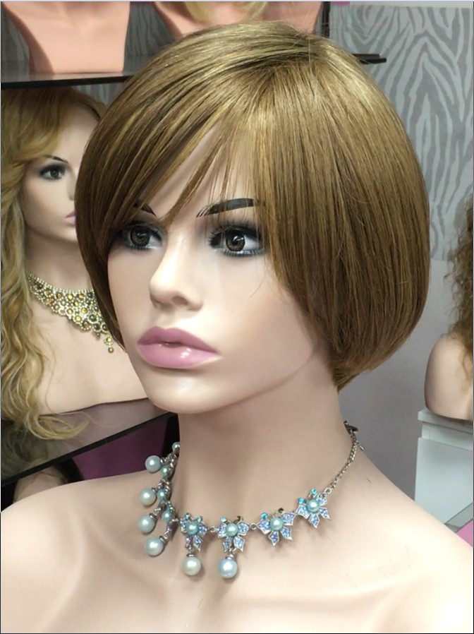 Peluca natural CLOE color 8 RAYA de Tul