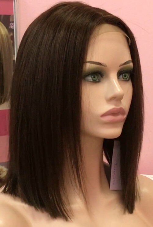 Peluca pelo natural MELANY color 2C TOP TUL transparente
