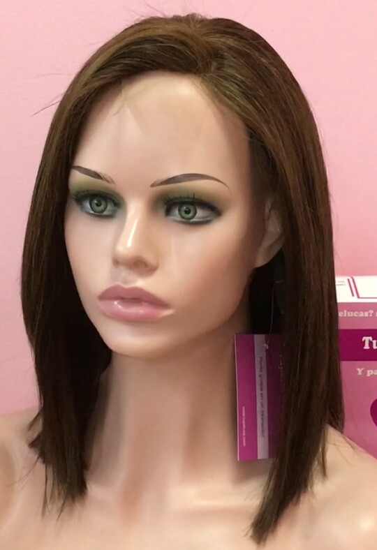 Peluca pelo natural MELANY color 2H6 RAYA TUL transparente